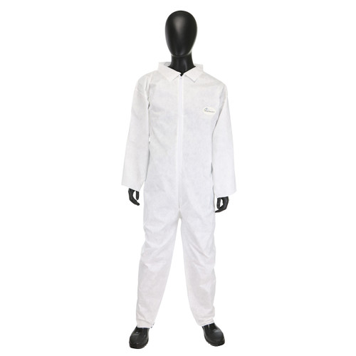 Posi-Wear M3 Basic Coverall/White/Large (25/Case) C3800/L