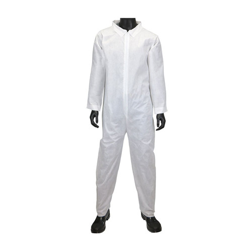 PIP SMS - Basic Coverall/White/X-Large (25/Case) C3850/XL