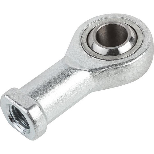 Kipp Rod End, DIN ISO 12240-4, w/Plain Bearing and Internal Left-Hand Thread, M20x1.5, D=20 mm, Steel, (Qty. 1), K0719.201