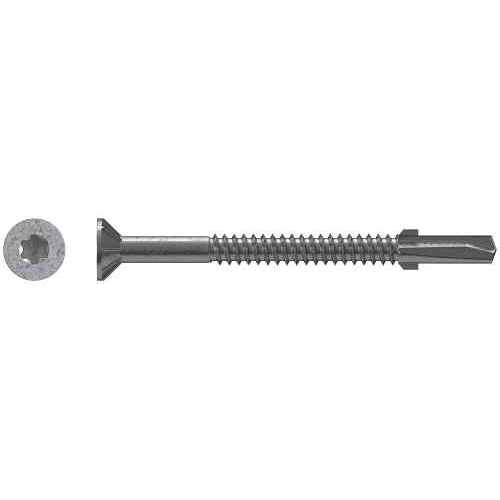 Simpson Strong Tie, #14-14 x 3", Strong Drive TF Wood To Steel Screws, T30 6-Lobe, Flat Head, Collated, N2000 Mechanically Galvanized (1000/Pkg) #TFG1475R1000