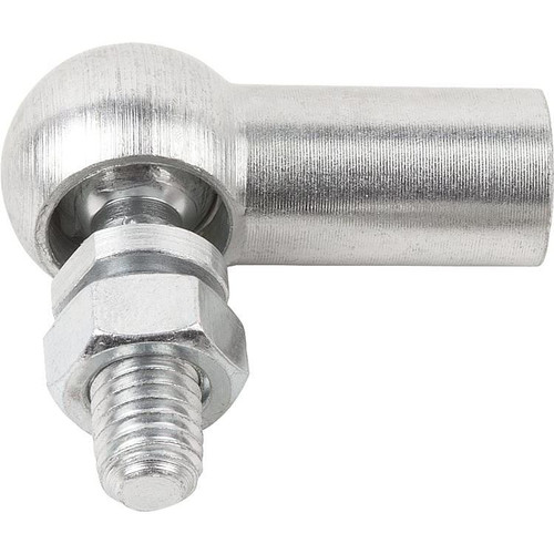 Kipp Angle Ball Joint w/o Retaining Clip, DIN 71802, D1=13 mm, Style C, Right Hand Thread, Steel, (10/Pkg), K0734.1308