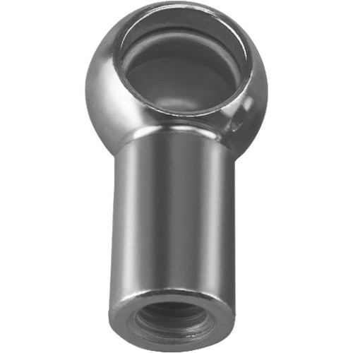 Kipp Ball Seat for Angle Joint, DIN 71805, M10, D1=16 mm, Style A, w/ Snap, Internal Thread, Steel, (10/Pkg),K0712.1610