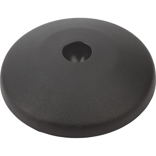 Kipp Swivel Feet Plates, Anti-Slip, Style B, D=M50, Thermoplastic Black, (10/Pkg), K0415.2050