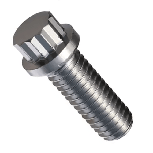 1/4"-28 x 1-1/4" 12 Point Bolts, 18-8 Stainless Steel (100/Pkg.)