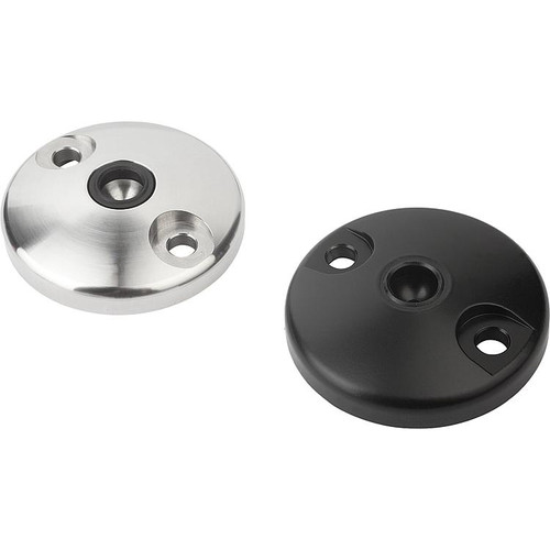 Kipp Swivel Feet Plates, Style D, D=120, Stainless Steel, (Qty. 1), K0416.41202