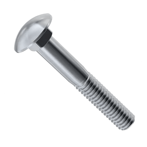 M10-1.5 X 90 mm Carriage Bolts, DIN 603, A2 Stainless Steel (25/Pkg.)