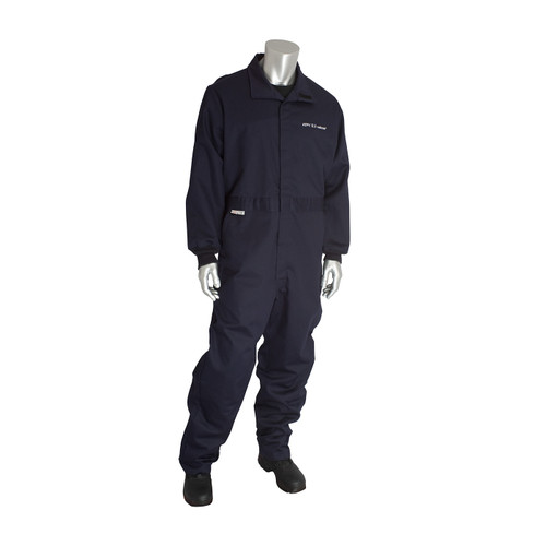 PIP AR/FR Dual Certified Coverall (13.2 Cal/cm2) Navy Blue/4X-Large #9100-2170D/4X