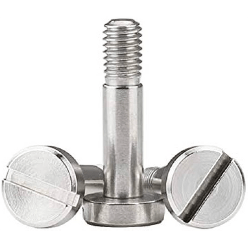 1/4" x 3/16" Slotted Shoulder Bolts, 18-8 Stainless Steel (10/Pkg.)