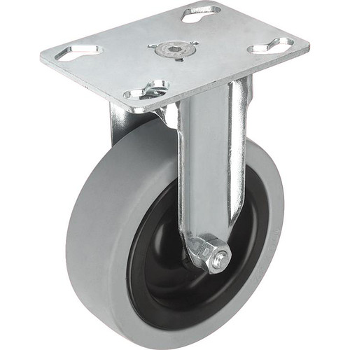 Kipp Fixed Casters w/o Locking System, 50 mm, Polymide, Steel, (Qty:1), K1759.050181