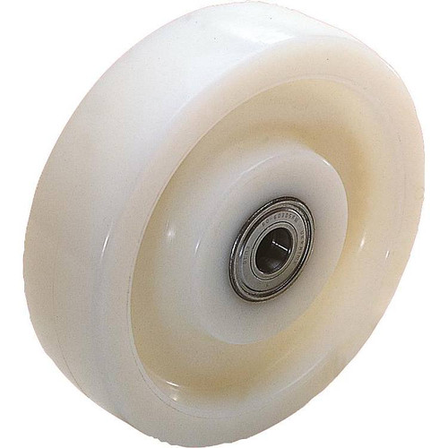 Kipp Nylon Wheels, w/o Locking, Heavy Version, Style B, 125 mm, Polyamide, (Qty:1), K1784.125401