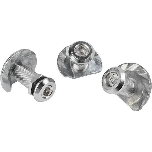 Kipp Compression Latches, w/Stepped Cam, Square 7 mm, L=60 mm, Zinc, (Qty:1), K0527.17601