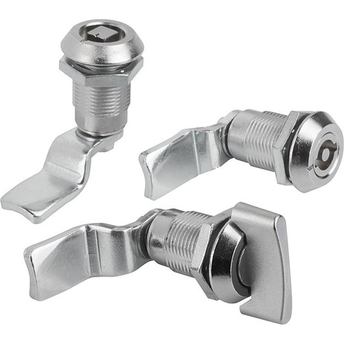 Kipp Compression Latches, Die Cast Zinc, H=32 mm, Square 8 mm, (Qty:10), K0529.18321