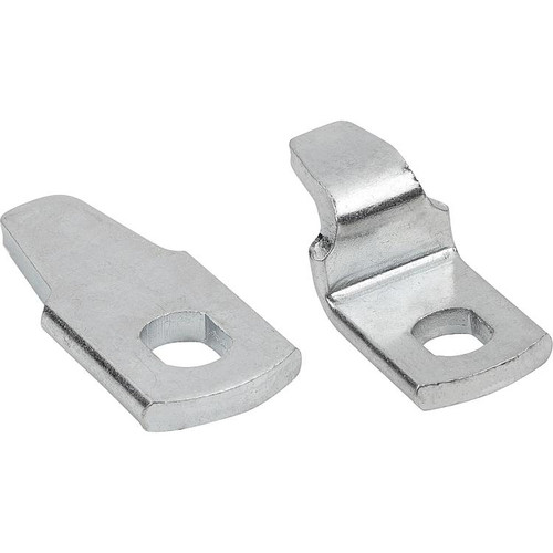 Kipp Tongues for Compression Latches w/Adjustable Tongue Gap, A=12-32/68-56 mm, Zinc-Plated Steel, (Qty:10), K0532.1275X860