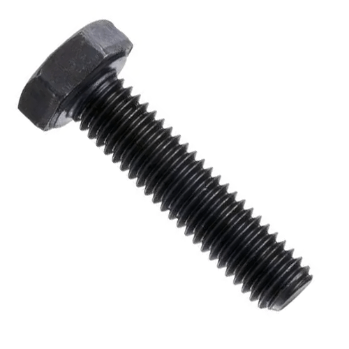 1/2"-13 x 7" Hex Cap Screws, 18-8 Stainless Steel, Black Oxide (5/Pkg.)