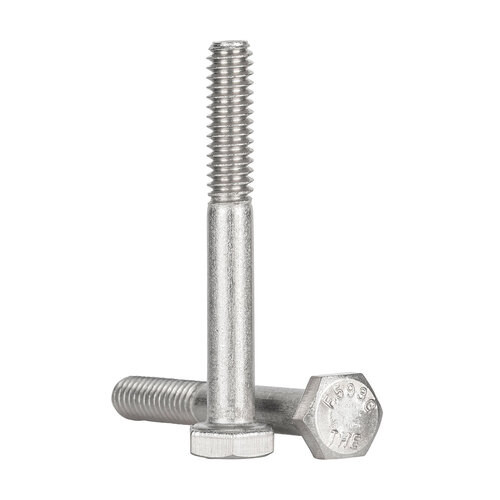 M5-0.8 x 30 mm Partially Threaded Hex Cap Screws, DIN 931, 18-8 Stainless Steel (500/Pkg.)