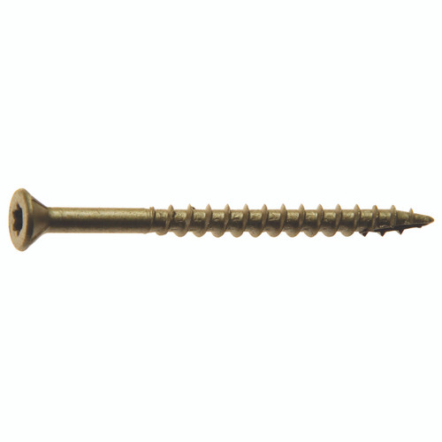 Grip Rite #9 x 2-1/2" Prime-Guard Plus Exterior Screws, Gold, (1 lb Pack/12 Packs), #L212STGD1