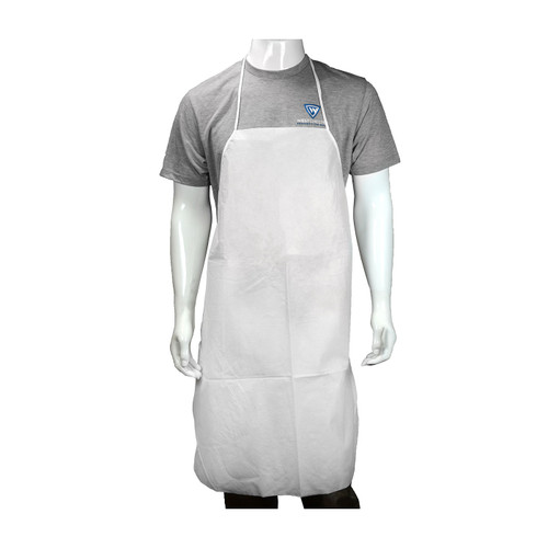 Posi-Wear UB Apron/White/ 28 X 36 (100/Case) #3722