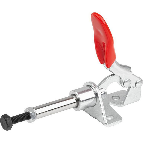 Kipp Push-Pull Mini-Clamp, w/Mounting Bracket, F2=500, Steel, (Qty:1), K1545.00500