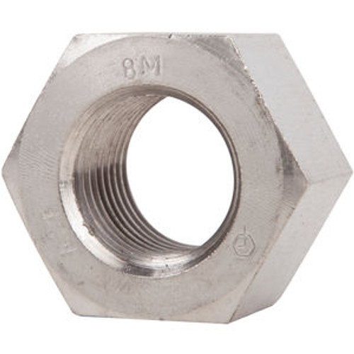 3/8-16" A194 8M Finish Hex Nuts, 316 Stainless Steel (100/Pkg.)