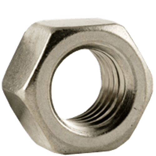 1-1/8"-7 ASTM F594 Finish Hex Nuts, 316 Stainless Steel, Domestic (1/Pkg.)