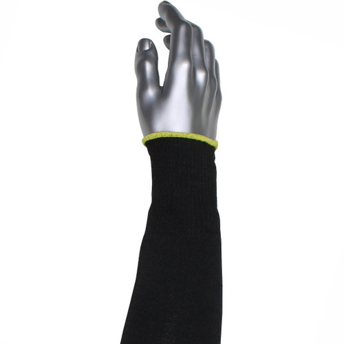 Kut Gard Single-Ply ATA/Modacrylic Blended Sleeve-18"/Black (12/Case) #S10ATAFR/5BK-ES6-18