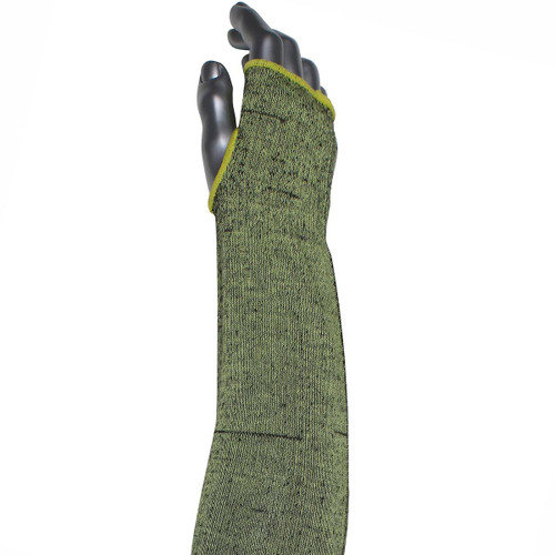 Kut Gard Single-Ply ATA Hide-Away FR/Modacrylic Blended Sleeve w/Thumb Hole-22"/Green (12/Case) #S10ATAFR/5HA-ES6-22T