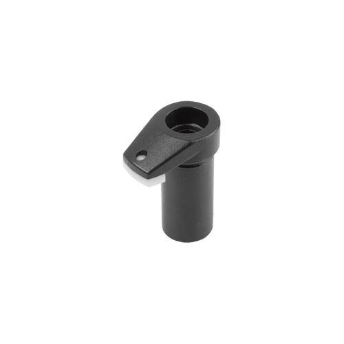 Kipp Hook Clamp w/Protective Insert, Form B, D=32 mm, H=82.5 mm, Carbon Steel, Polyacetal, (Qty:1), K0012.2112 Kipp Hook Clamp w/Protective Insert, Form B, D=32 mm, H=82.5 mm, Carbon Steel, Polyacetal, (Qty:1), K0012.2112