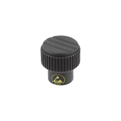 Kipp Knurled Knobs, Antistatic, w/Internal Thread, Size 1, D=M06X15, D1=21 mm, H=22 mm, Thermoplastic, (Qty:10), K0247.1110624X15 Kipp Knurled Knobs, Antistatic, w/Internal Thread, Size 1, D=M06X15, D1=21 mm, H=22 mm, Thermoplastic, (Qty:10), K0247.1110624X15