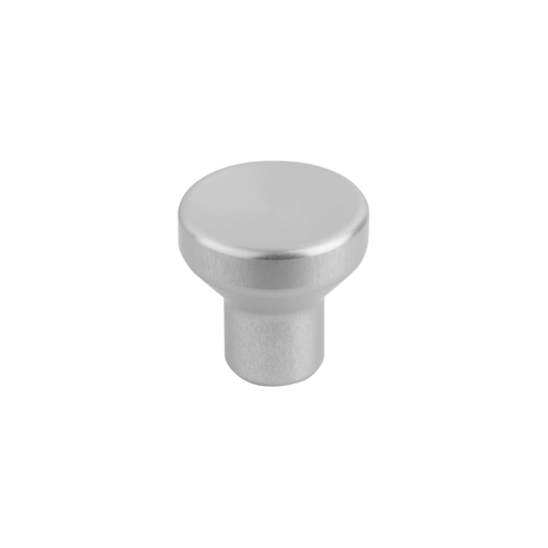 Kipp Mushroom Knob, Size 3, Internal Thread, D=M8,D1=33 mm, Aluminum, (Qty:1), K0250.1308