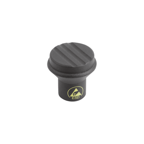 Kipp Mushroom Knob, Anti-Static, Size 1, Internal Thread, D=M5, D1=21 mm, Thermoplastic, Black (Qty:10), K0251.110524 Kipp Mushroom Knob, Anti-Static, Size 1, Internal Thread, D=M5, D1=21 mm, Thermoplastic, Black (Qty:10), K0251.110524