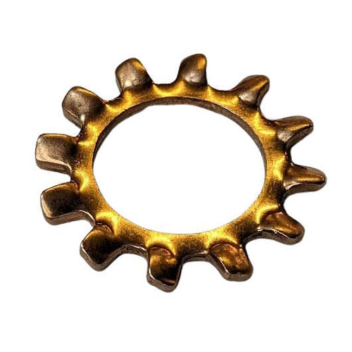 #4 Phosphor Bronze External Tooth Lockwasher (5,000/Pkg.)