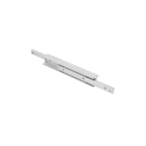 Kipp Telescopic Rail,  Double T, Size 28, M5, 210X28X26 mm, Form A, w/Tapped Holes, Steel, Zinc-Plated, (Qty:1), K2018.1280210