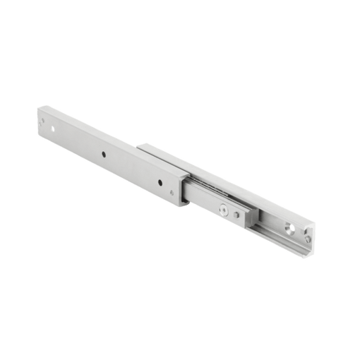 Kipp Telescopic Slide, Full Extension, Size 43, M8, 610X43X44, Double Arrangement, Steel, Zinc-Plated, (Qty:1), K2019.430610