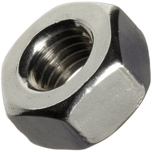 1-1/4"-8 Finished Hex Nuts, 18-8 Stainless Steel (10/Pkg.)