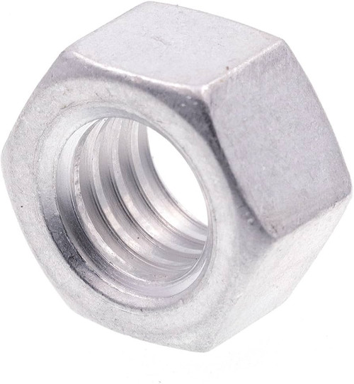 5/8"-11 Finished Hex Nuts, Aluminum (100/Pkg.)