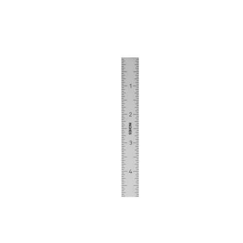 Kipp Linear Scales, Self-Adhesive, Size 20X15x1 Inch, Vertical, Stainless Steel, (Qty:1), K0759.0102L01XA01.005