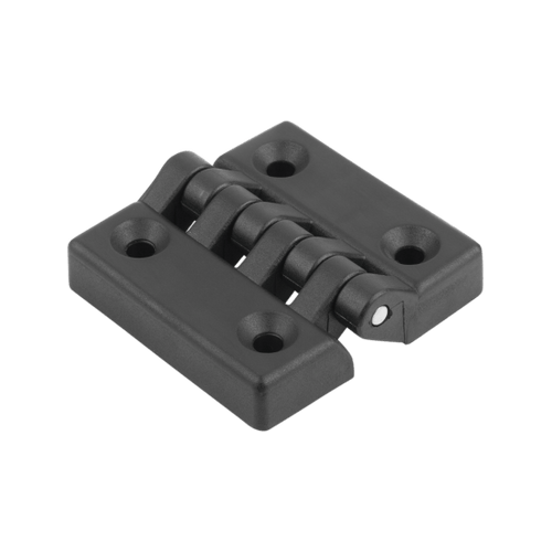 Kipp Hinges w/Fastening Holes, 96X96 mm, Thermoplastic Black, Steel, (Qty. 1), K1004.008483232