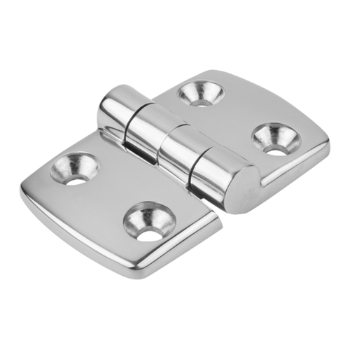 Kipp Hinges, 50X50 mm, Stainless Steel, Blasted, (Qty;1), K1085.062515151