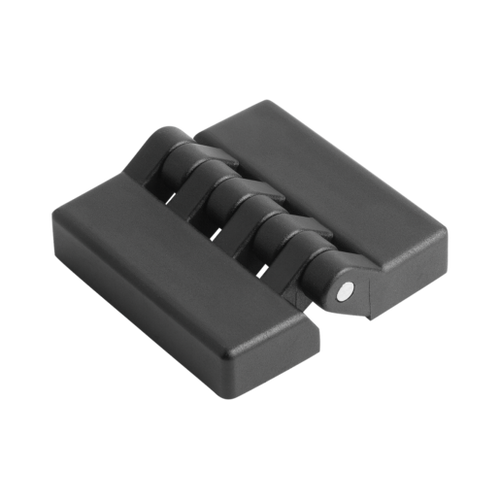 Kipp Hinges w/Bushing, 48X48 mm, D1=M5,Black Thermoplastic, (Qty;1), K1005.05241515