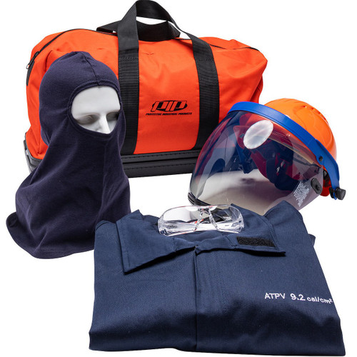 PIP PPE 2 AR/FR Dual Certified Kit - 8 Cal/cm2-Navy Blue/5X-Large #9150-5388ET/5X