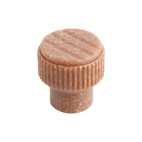 Kipp Knurled Knob, Size 1, D=M6, D1=21 mm, H=22 mm, Biopolymer, (Qty. 10), K0247.1010690