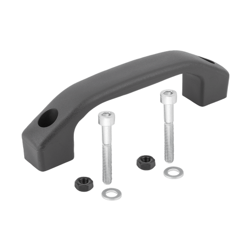Kipp Pull Handle, Dual Mount, A=100 mm, L=122 mm, D=M5,Polyamide, (Qty. 1), K1060.1100051