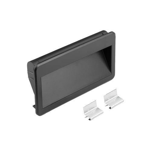 Kipp Recessed Handle, Plug-In, Form B, L1=110 mm, Thermoplastic, (Qty. 10), K1077.1101 Kipp Recessed Handle, Plug-In, Form B, L1=110 mm, Thermoplastic, (Qty. 10), K1077.1101