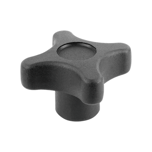 Kipp Palm Grip, w/Internal Thread, Style K, D=M12, Thermoplastic, Brass, (Qty. 10), K1089.26012