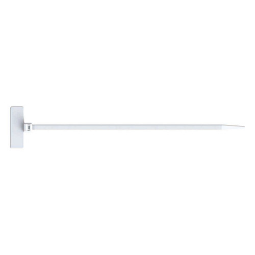 7-1/2" Natural Identification Cable Ties - Type 3 - Vertical - 50lb. (100/Bag, 100 Bags) #CTID7-3-50C9