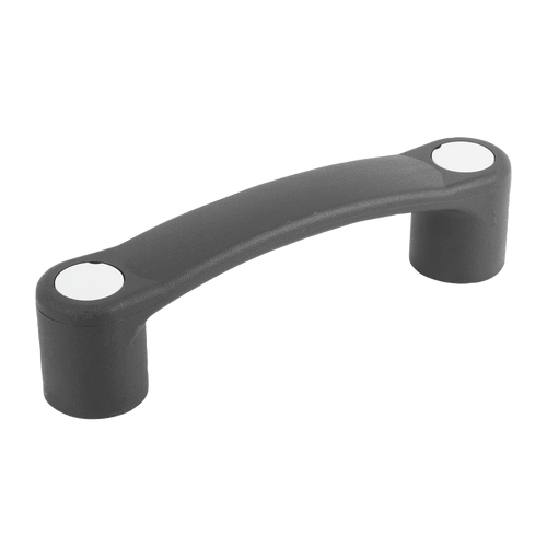 Kipp Pull Handle, Narrow, Rear Mount, Internal Thread, Form A, L=118 mm, H=37 mm, Black, Thermoplastic, (Qty. 1), K1092.109406 Kipp Pull Handle, Narrow, Rear Mount, Internal Thread, Form A, L=118 mm, H=37 mm, Black, Thermoplastic, (Qty. 1), K1092.109406
