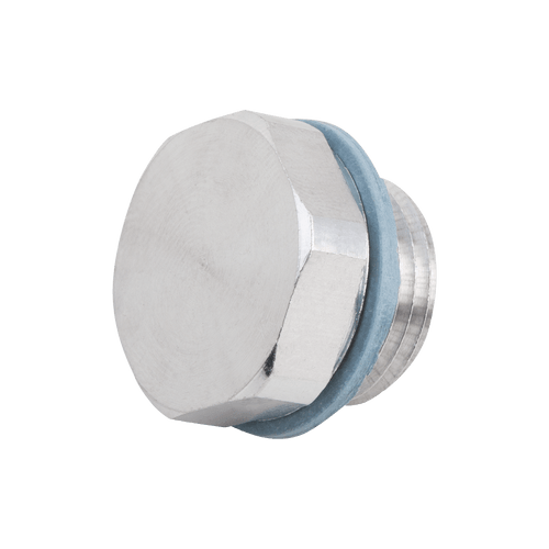 Kipp Screw Plug, w/o Vent, G1/4, Style C, Aluminum, Bright, (Qty:10), K1104.19014 Kipp Screw Plug, w/o Vent, G1/4, Style C, Aluminum, Bright, (Qty:10), K1104.19014
