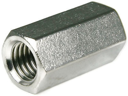 M16-2.00 Hex Coupling Nuts, DIN 6334, 316 Stainless Steel (10/Pkg.) M16-2.00 Hex Coupling Nuts, DIN 6334, 316 Stainless Steel (10/Pkg.)