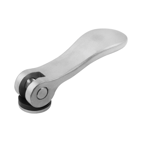 Kipp Cam Levers, Size 1, Internal Thread, Plastic Thrust Washer, M5, Stainless Steel, (Qty. 1), K0645.1512305 Kipp Cam Levers, Size 1, Internal Thread, Plastic Thrust Washer, M5, Stainless Steel, (Qty. 1), K0645.1512305