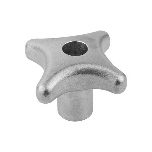 Kipp Palm Grips, D= M10, Similar to DIN6335, Style D, Thread Countersunk, Stainless Steel, (Qty. 1), K0146.4050103